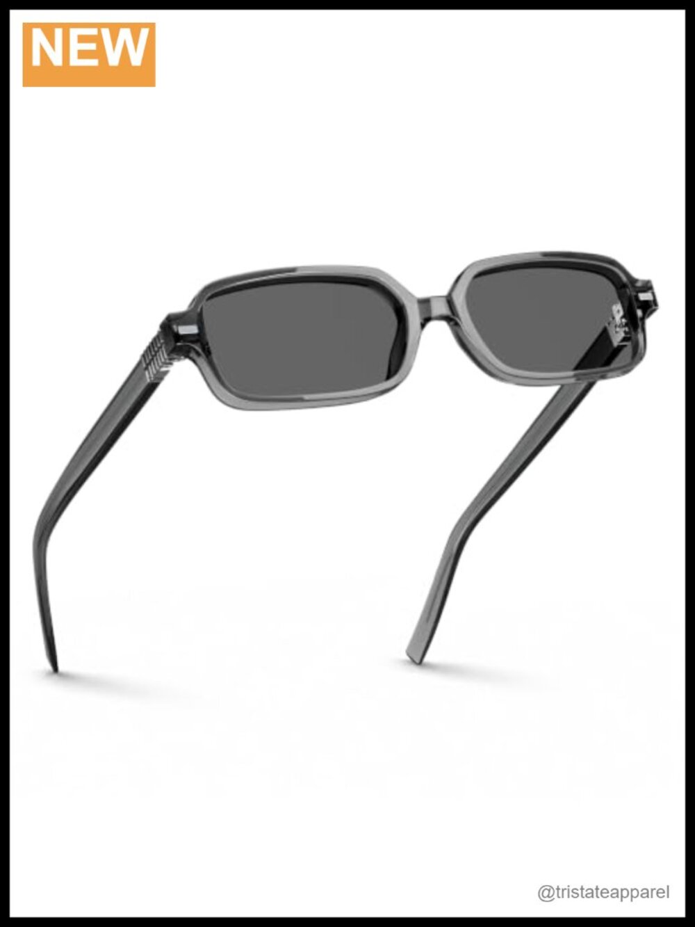 Polarized Acetate Small Rectangular Retro 90s Sunglasses for Women